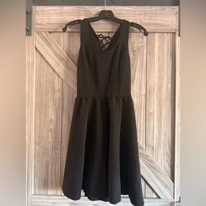 Jessica Simpson Black Backless Dress